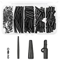 HXC Juego de accesorios de pesca para carpas de estilo europeo- clip antienredos- cola de goma- cambio rápido- kit…
